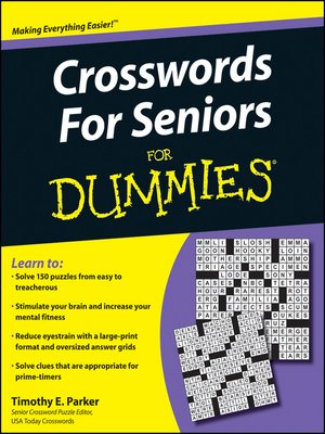 cover image of Crosswords for Seniors For Dummies
